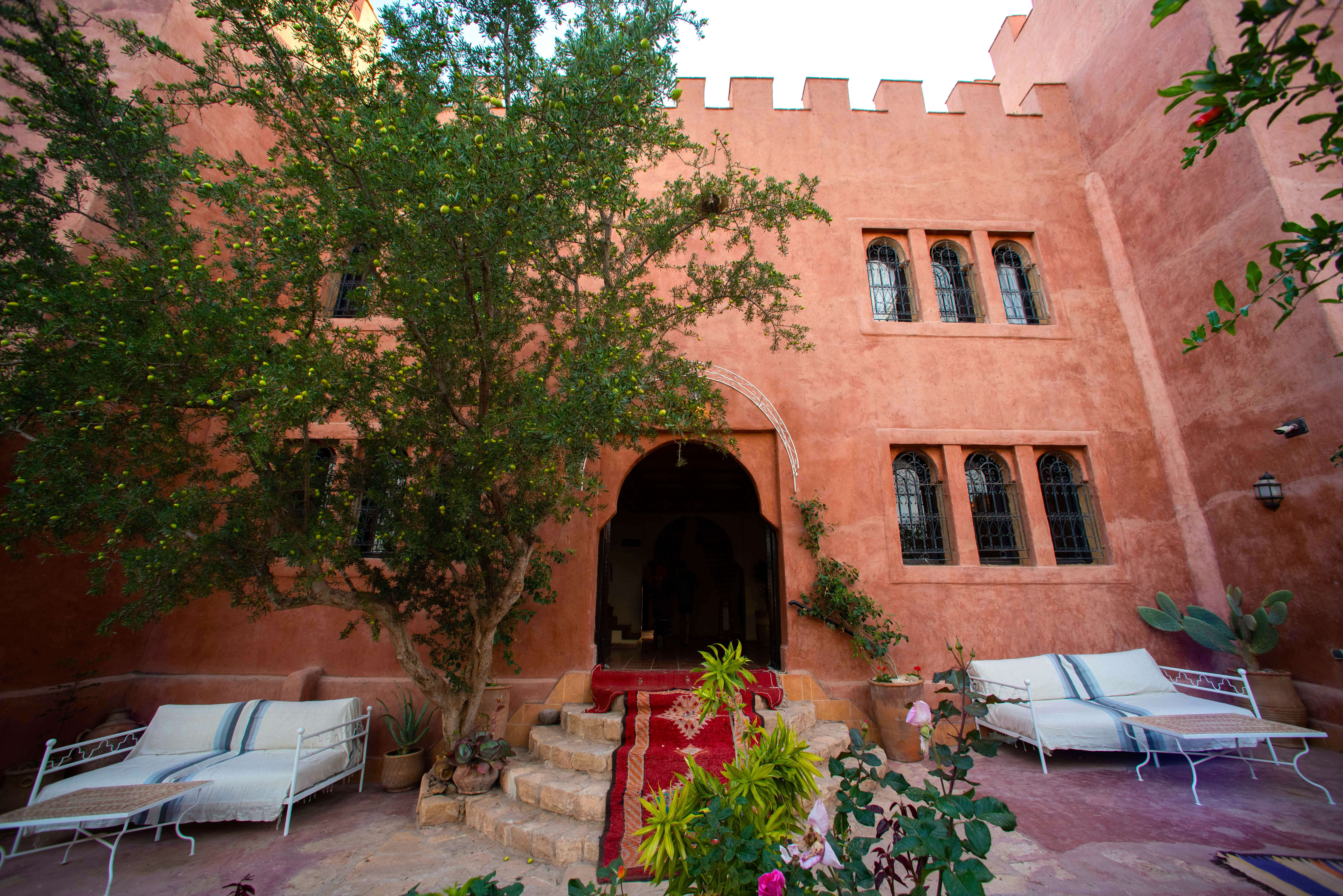 Jardin intérieur d’Atlas Kasbah